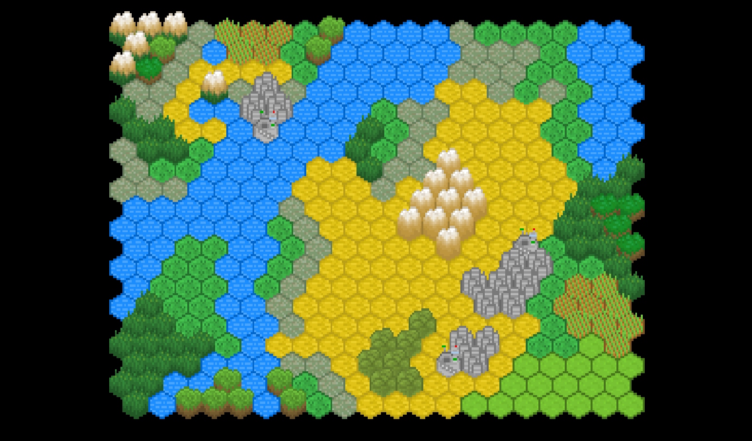 Hexagonal map